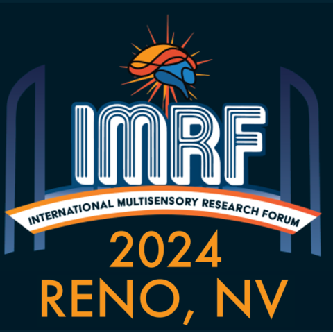 IMRF 2024 logo saying International Multisensory Research Forum 2024, Reno, NV