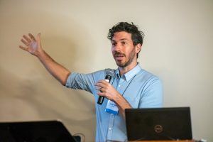 Dr. Jacob Yates speaking at the FVA conference